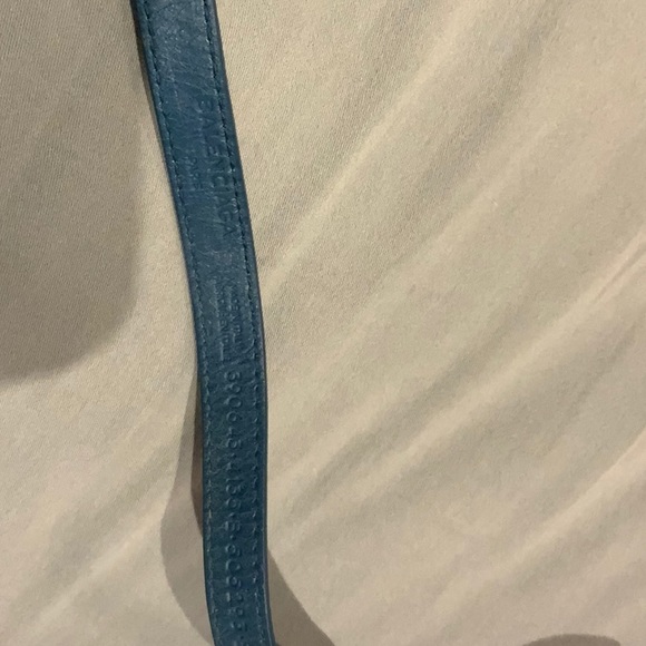 Balenciaga blue leather wrap around bracelet - Picture 3 of 3